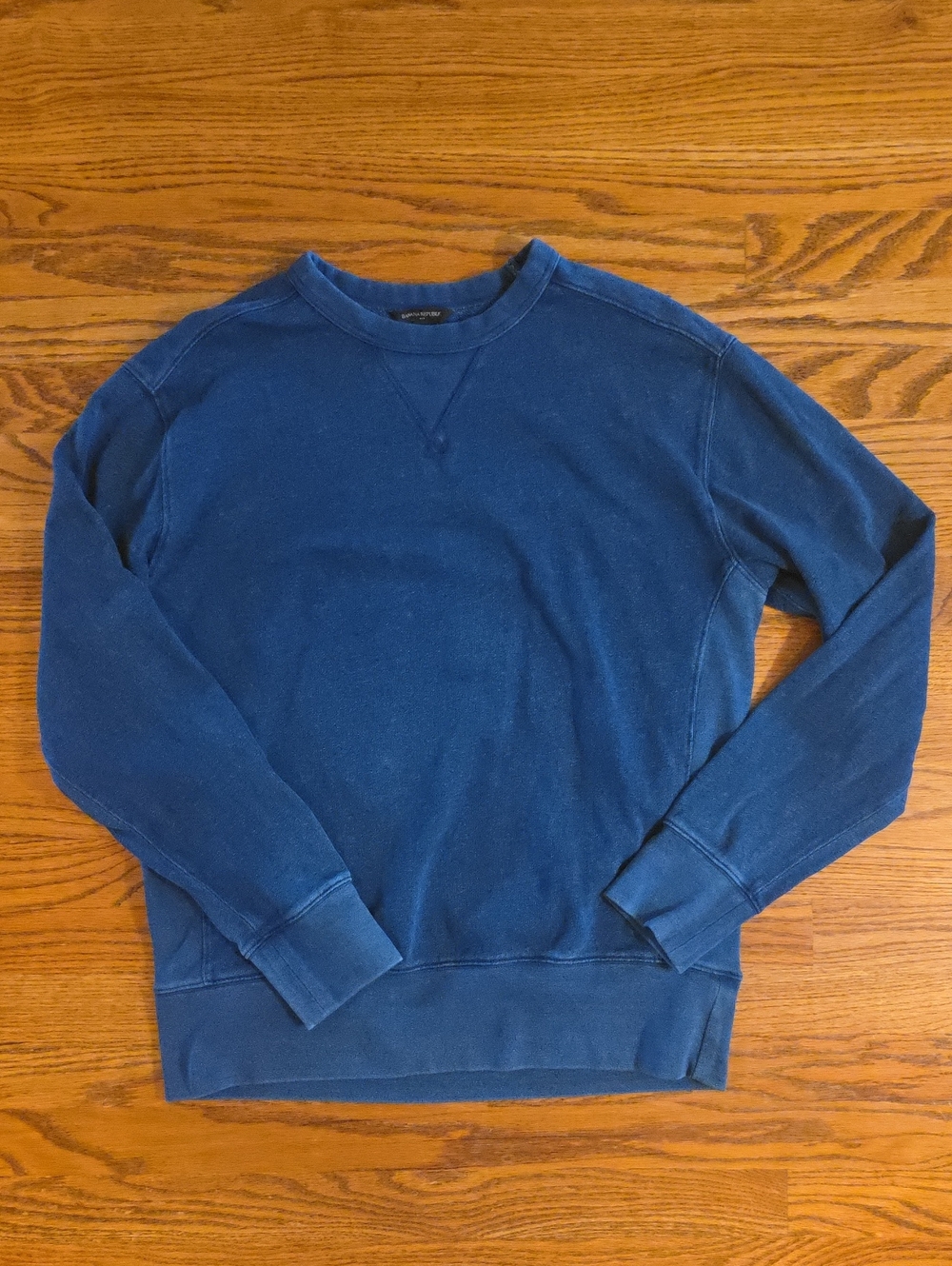 Banana Republic Men's Indigo Crewneck Sweatshirt